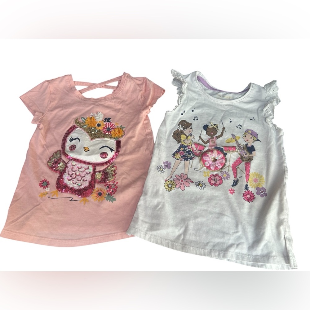 Cynthia Rowley Pink and White Tee